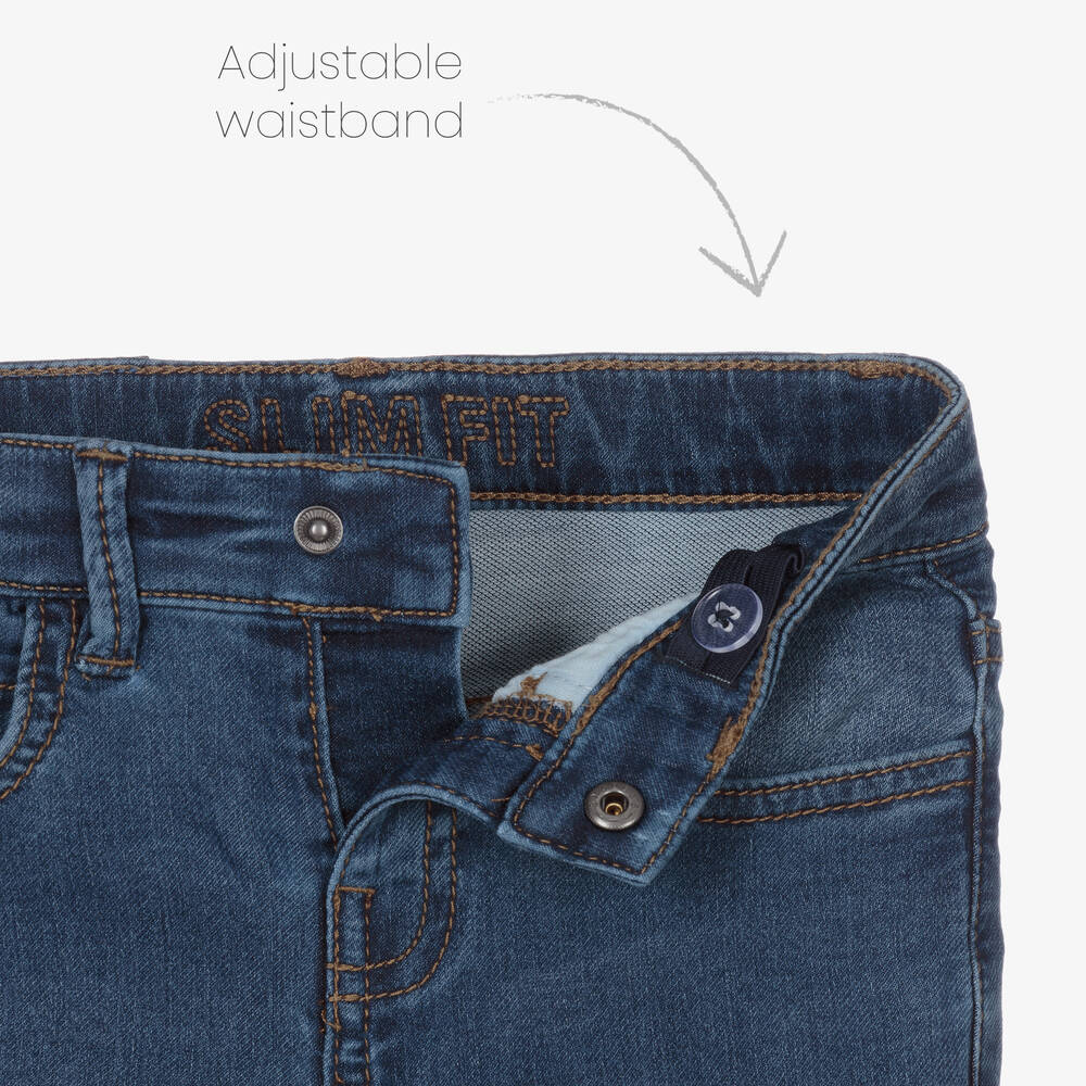 Mayoral-Boys Blue Slim Fit Jeans | Childrensalon Outlet