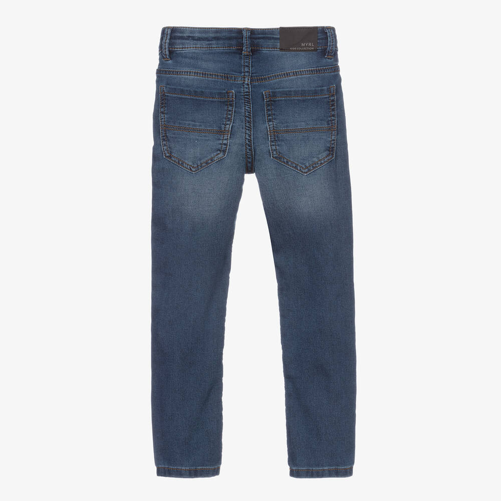 Mayoral-Boys Blue Slim Fit Jeans | Childrensalon Outlet