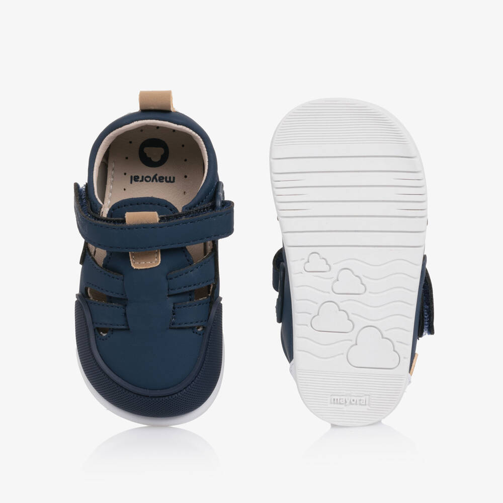 Mayoral-أحذية أولى خطوات زرقاء للأولاد | Childrensalon Outlet