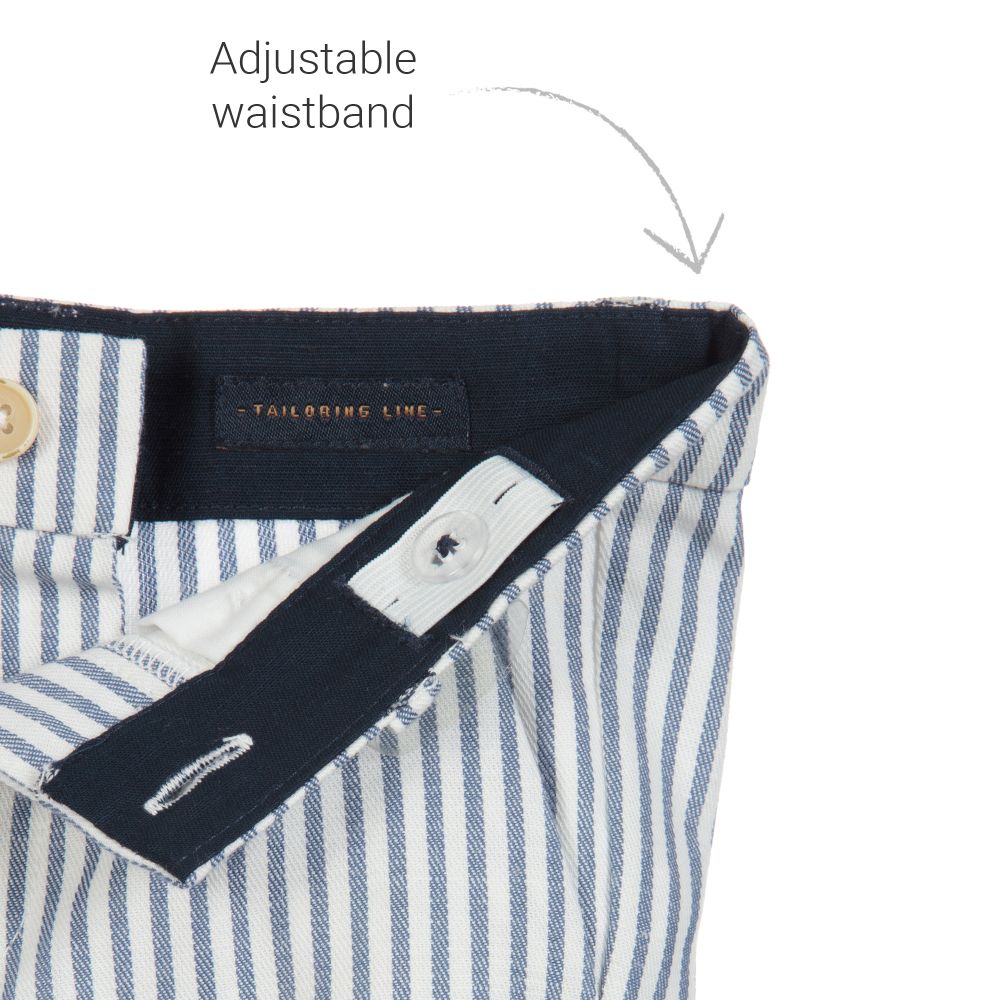 Mayoral-Шорты в синюю полоску для мальчиков | Childrensalon Outlet