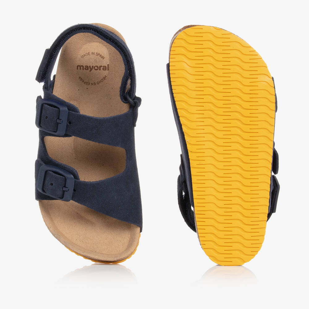 Mayoral-Синие замшевые сандалии | Childrensalon Outlet