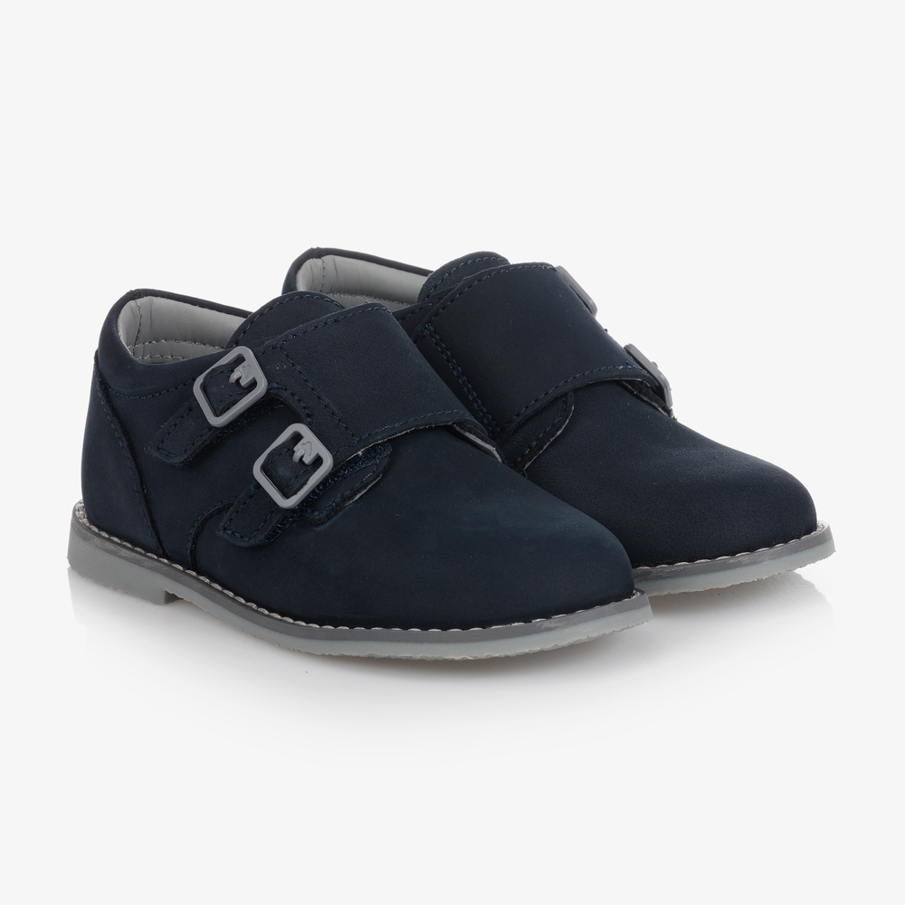 Boys navy sale suede shoes