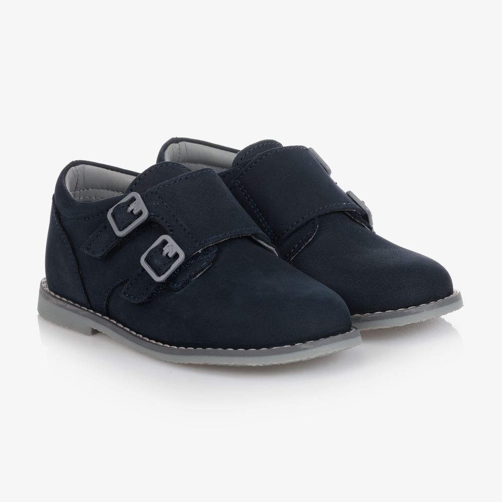 Mayoral - Chaussures bleues en daim Garçon | Childrensalon