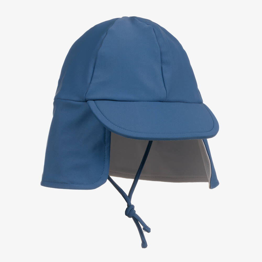 Mayoral - Boys Blue Sun Protective Hat (UPF40+) | Childrensalon