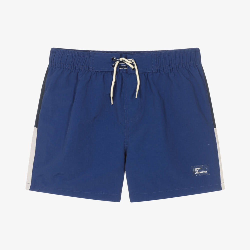 Mayoral Nukutavake - Blaue Badeshorts für Jungen | Childrensalon