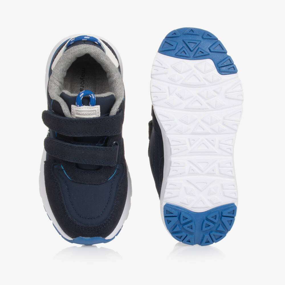 Mayoral-Boys Blue Velcro Trainers | Childrensalon Outlet