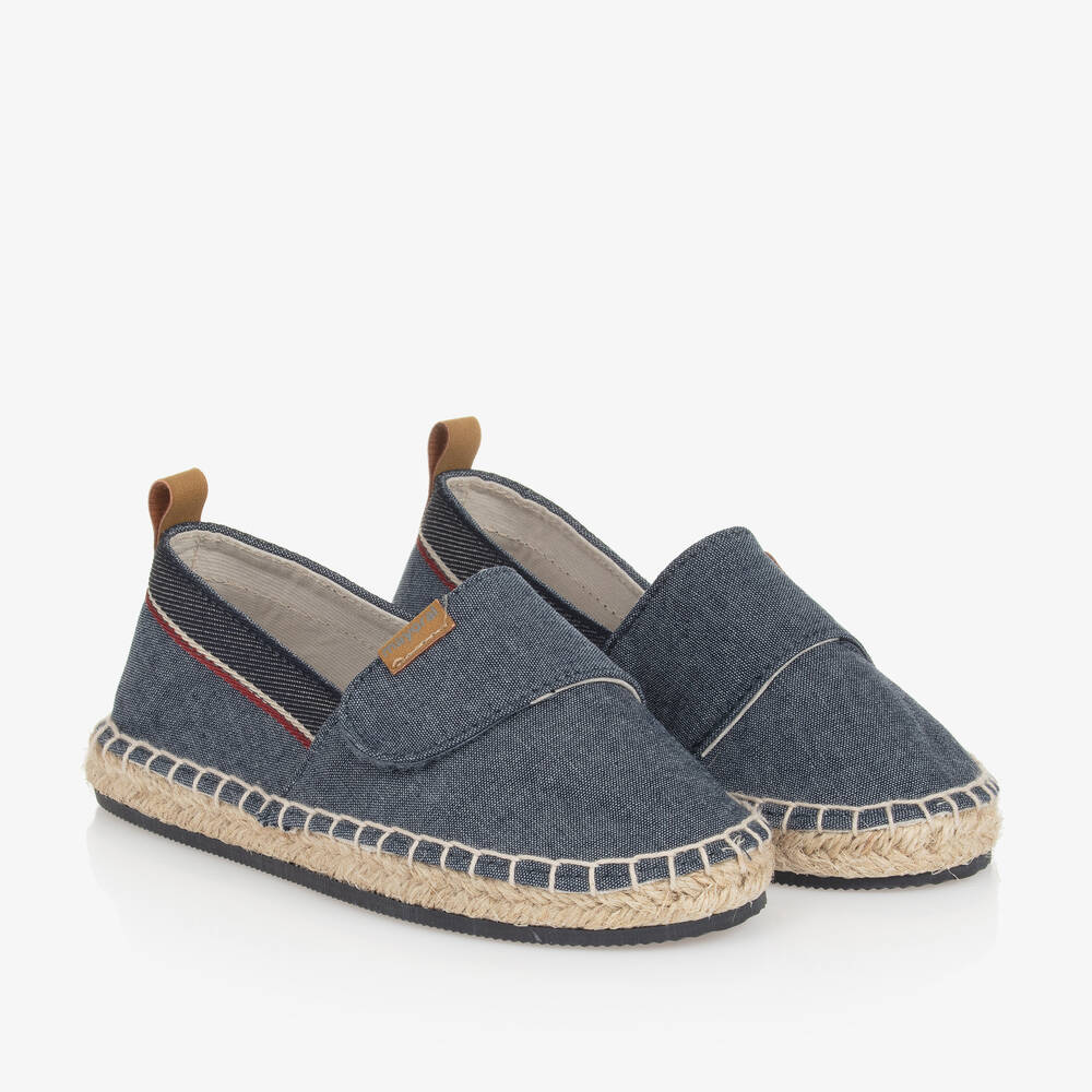 Mayoral-Boys Blue Woven Espadrilles | Childrensalon Outlet