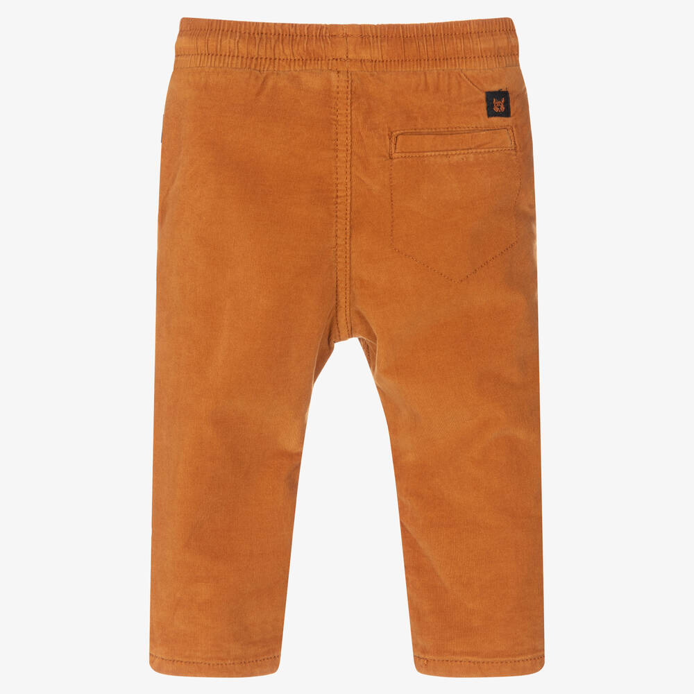 Mayoral-Boys Brown Corduroy Trousers | Childrensalon Outlet