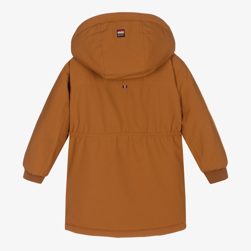 Mayoral Boys Brown Parka Coat Childrensalon Outlet