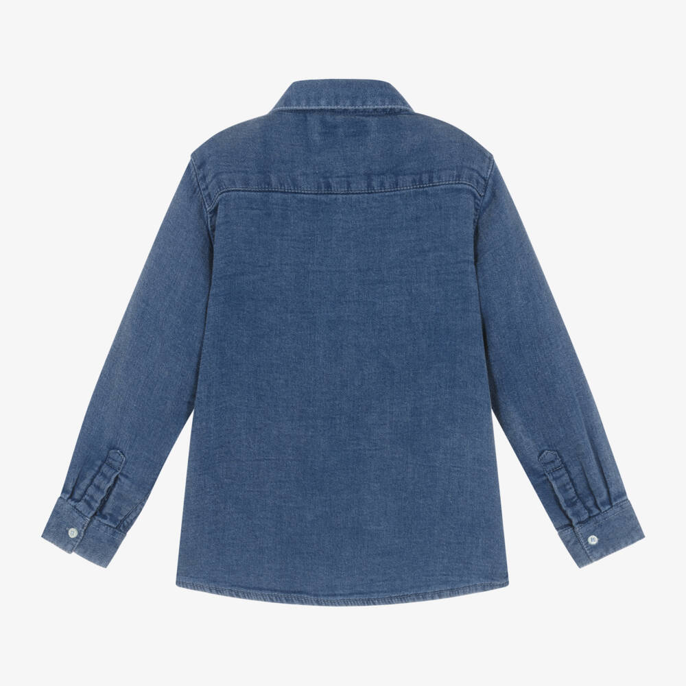 Mayoral-Boys Casual Denim Top | Childrensalon Outlet
