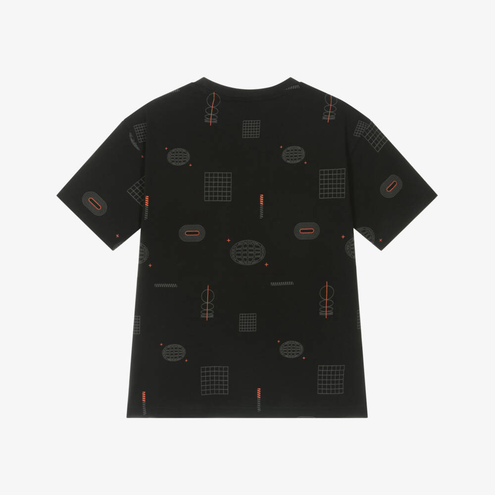 Mayoral Нукутаваке-Футболка с графическим принтом для мальчиков в угольном цвете | Childrensalon Outlet