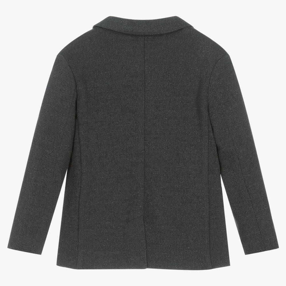 Mayoral-Boys Charcoal Jersey Jacket | Childrensalon Outlet