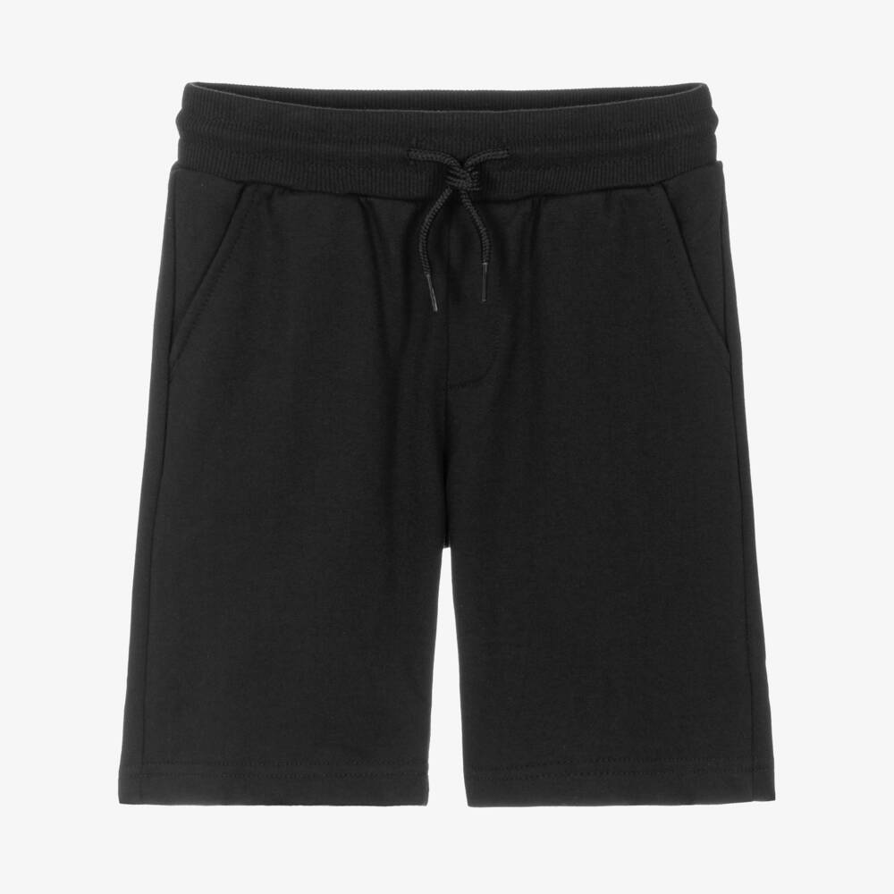 Mayoral Nukutavake-Boys Charcoal Jersey Shorts | Childrensalon Outlet