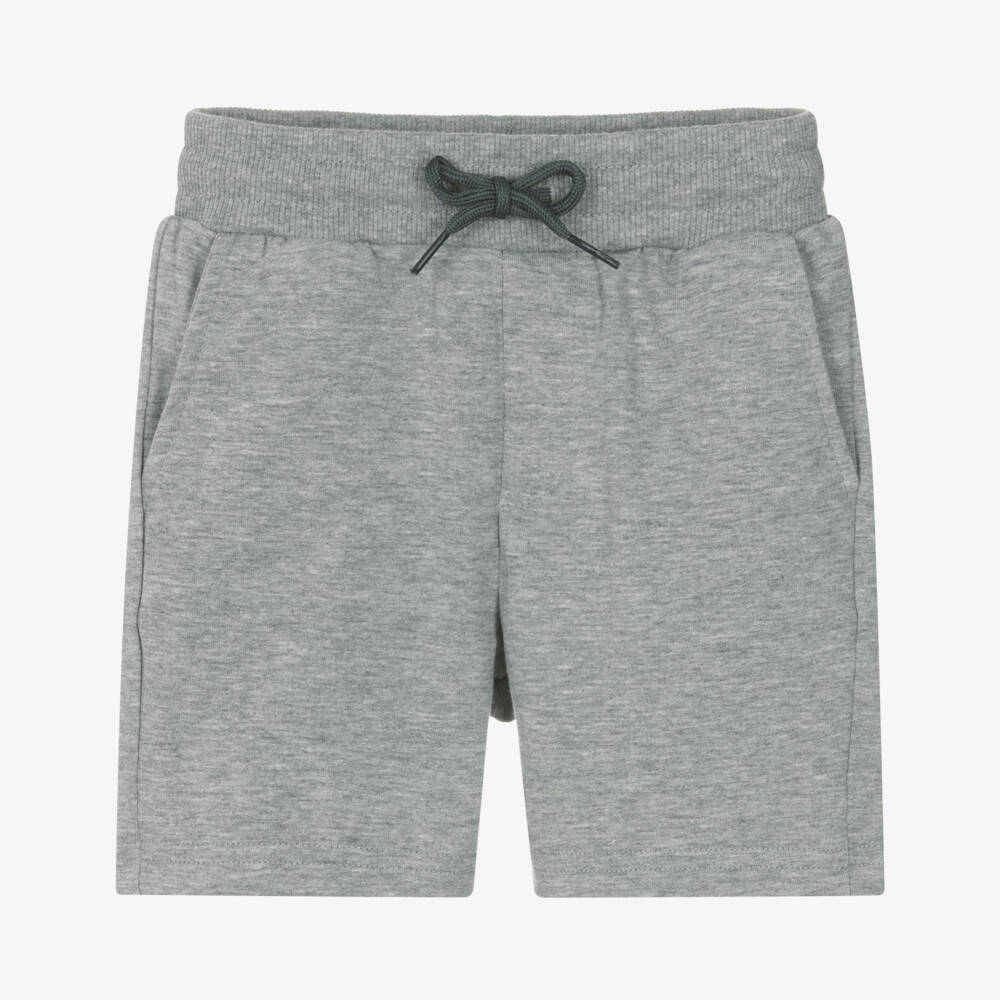 Mayoral-Boys Charcoal Knit Casual Shorts | Childrensalon Outlet