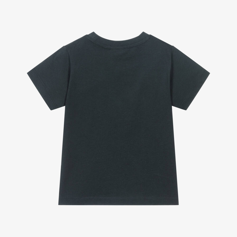 Mayoral-Футболка для мальчиков с роликовыми коньками угольного цвета | Childrensalon Outlet