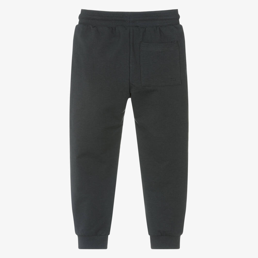 Mayoral-Boys Charcoal Soft Jersey Trousers | Childrensalon Outlet