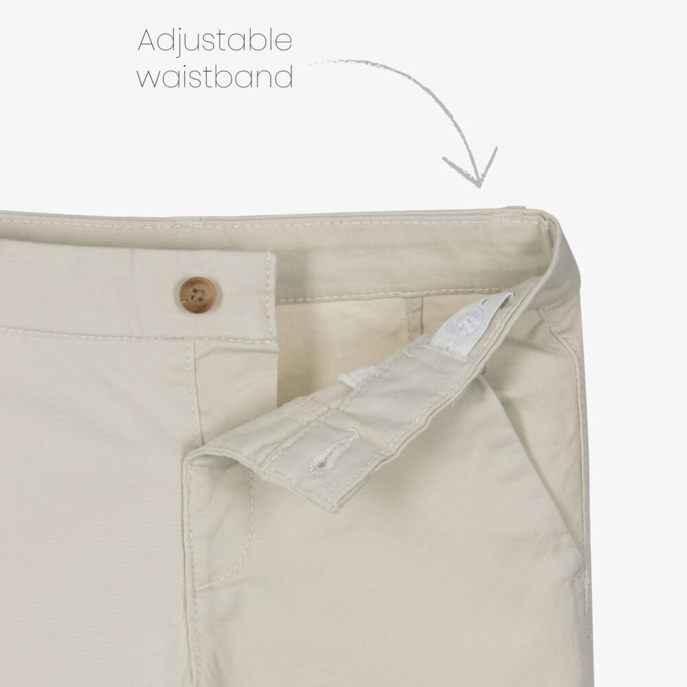 مايورال-بنطلون كلاسيكي بيج ضيق للأولاد | Childrensalon Outlet