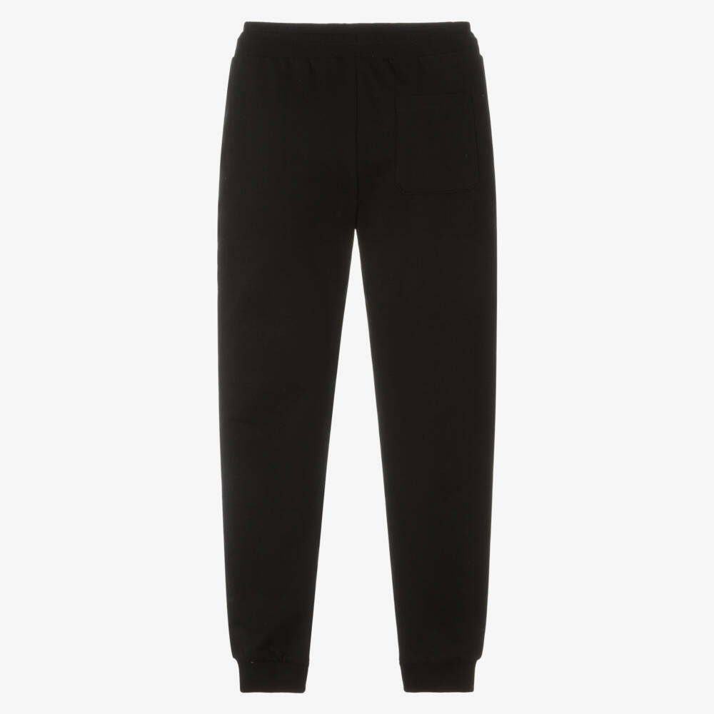 Mayoral Nukutavake-Boys Classic Black Cotton Joggers | Childrensalon Outlet