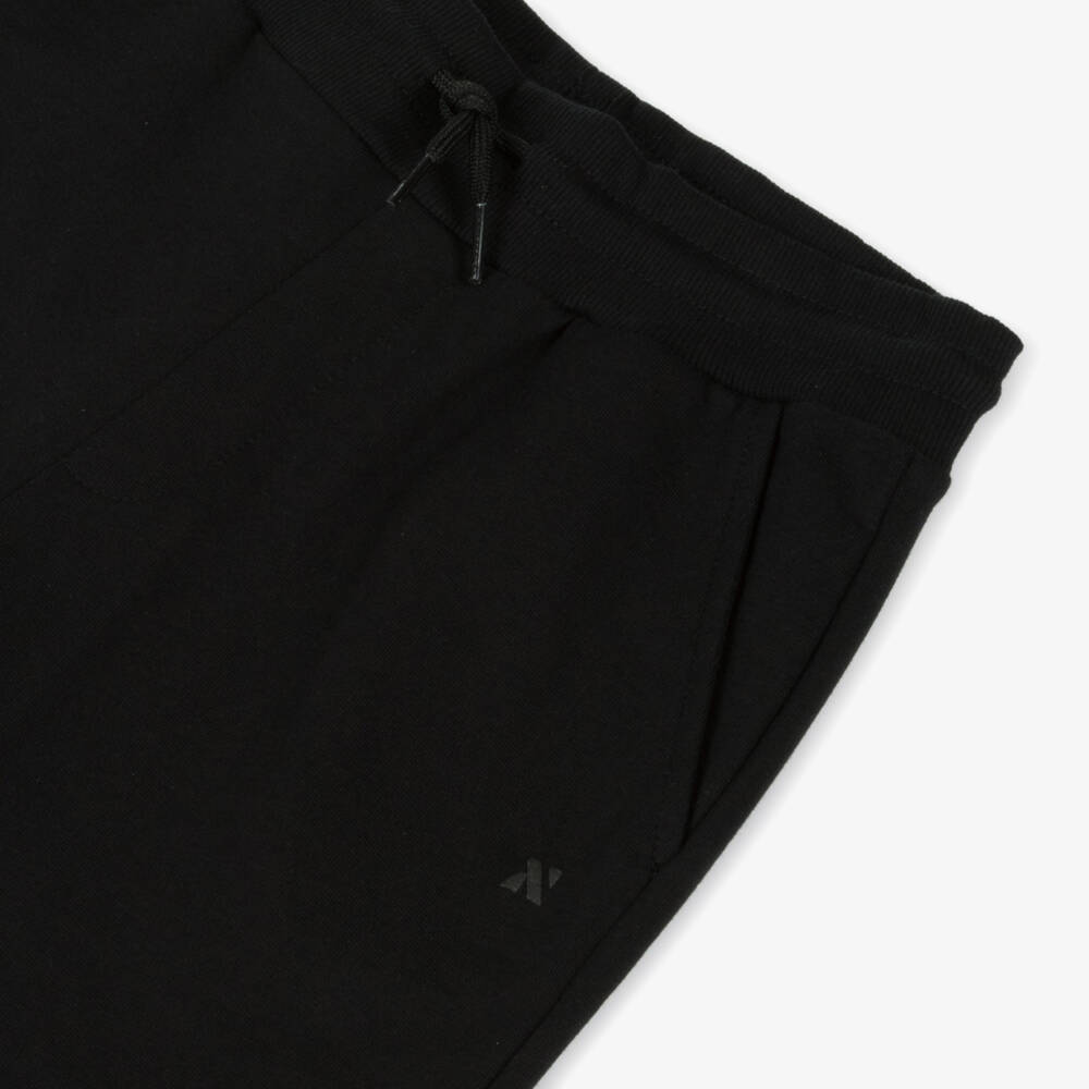 Mayoral Nukutavake-Boys Classic Black Cotton Joggers | Childrensalon Outlet