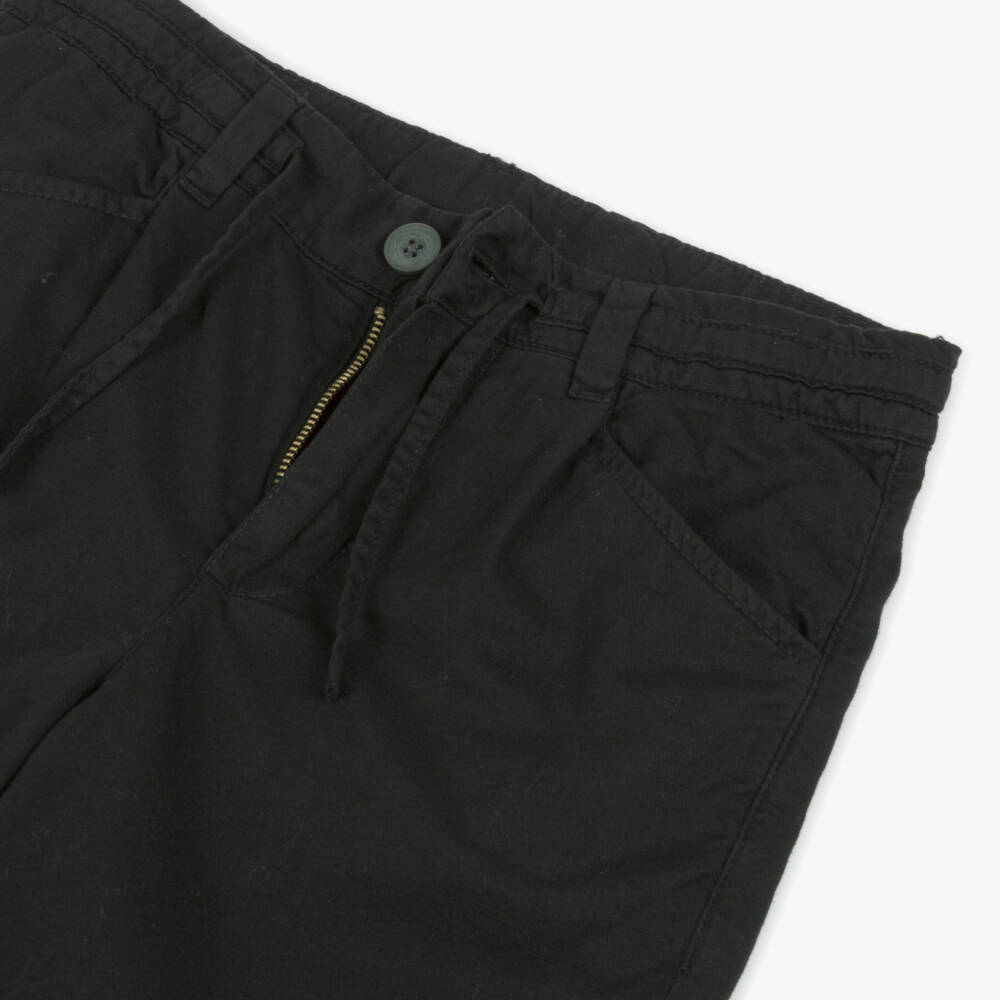 Mayoral Nukutavake-Boys Classic Black Cotton Shorts | Childrensalon Outlet