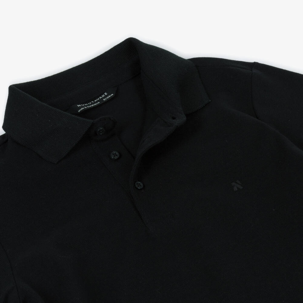 Mayoral Nukutavake-Boys Classic Black Polo Top | Childrensalon Outlet