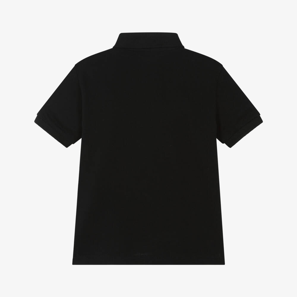 Mayoral Nukutavake-Boys Classic Black Polo Top | Childrensalon Outlet