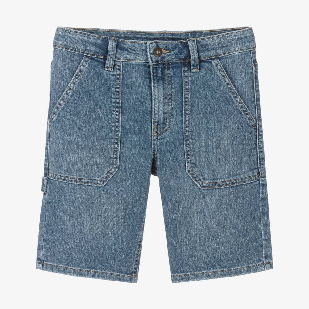 Mayoral Нукутаваке-Классические синие джинсовые бермуды для мальчиков | Childrensalon Outlet