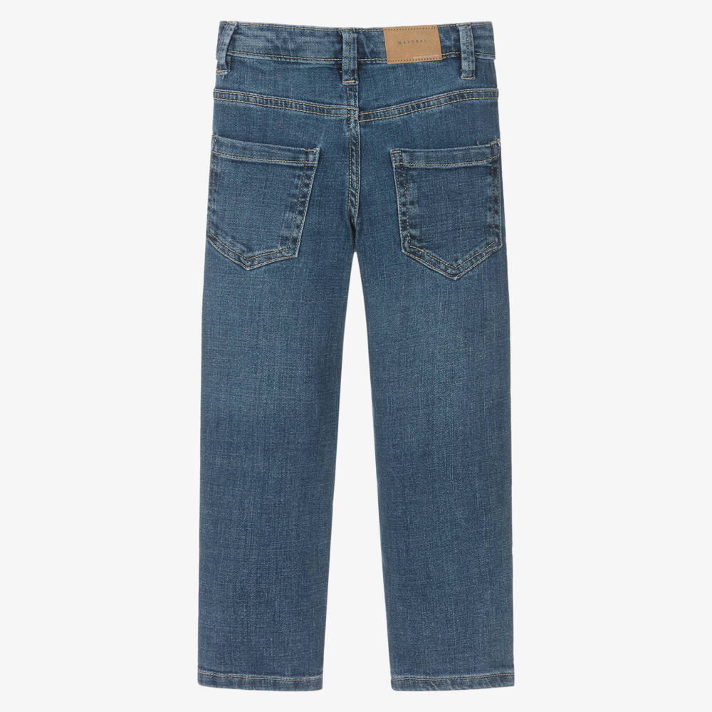 Mayoral-Boys Classic Blue Denim Pants | Childrensalon Outlet
