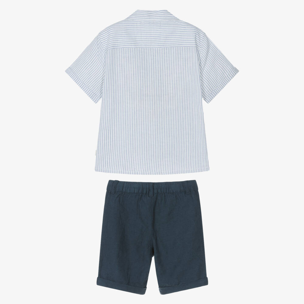 Mayoral-Классический синий комплект шорт для мальчиков | Childrensalon Outlet