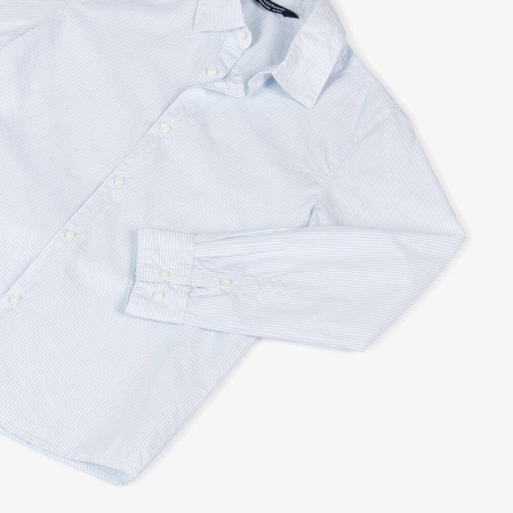 Mayoral Nukutavake-Boys Classic Blue Stripe Top | Childrensalon Outlet