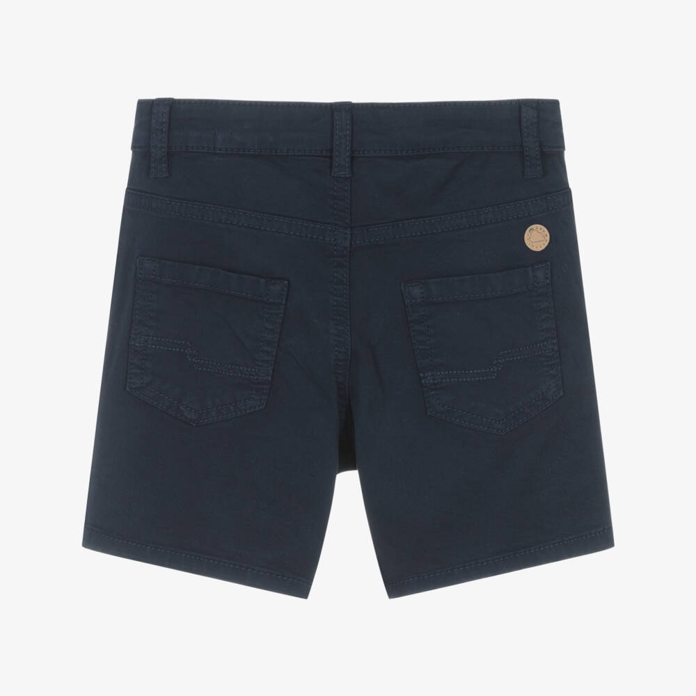 Mayoral-Boys Classic Blue Twill Shorts | Childrensalon Outlet