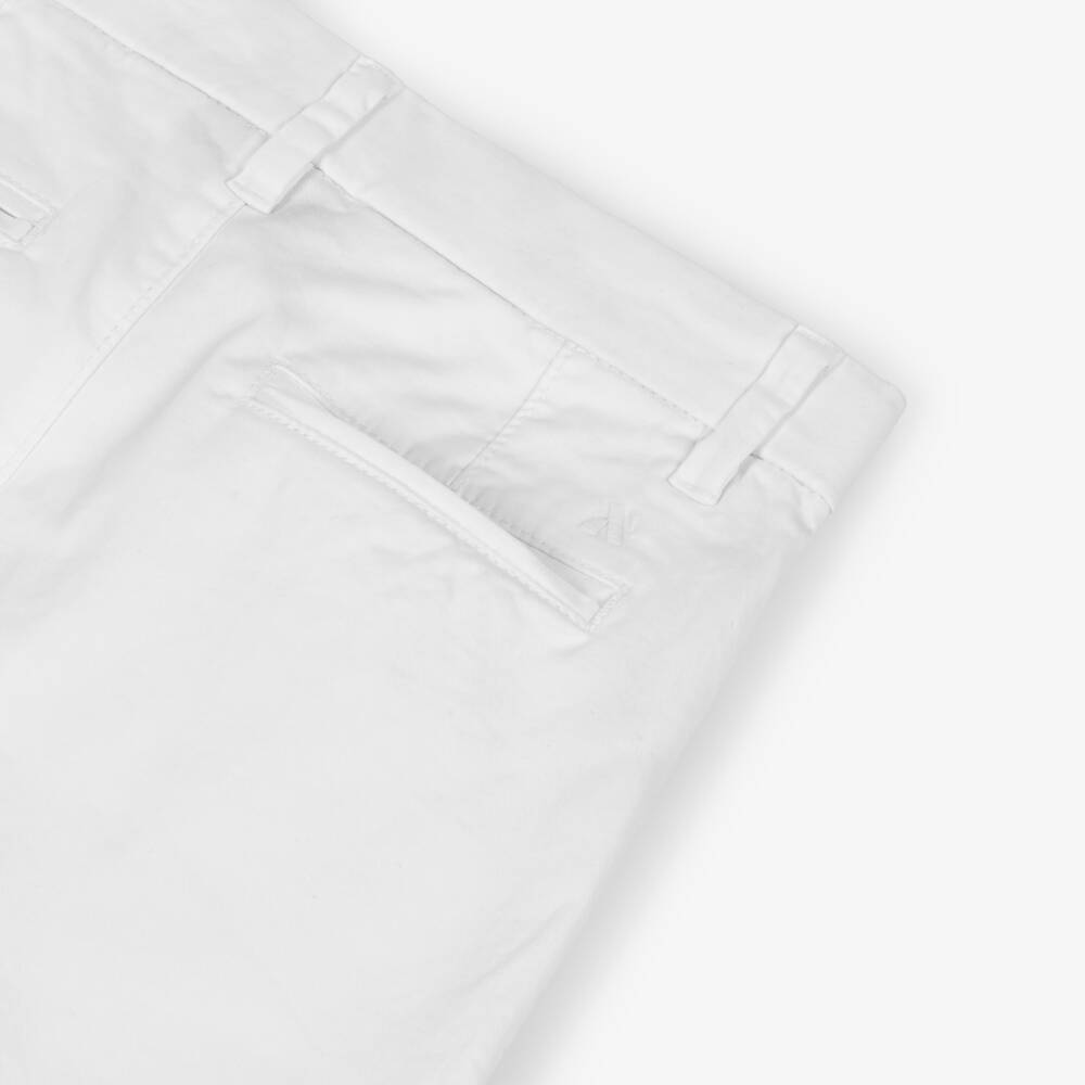 Mayoral Nukutavake-Boys Classic Ivory Chino Shorts | Childrensalon Outlet