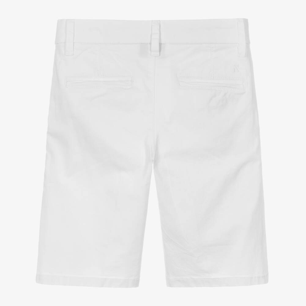 Mayoral Nukutavake-Boys Classic Ivory Chino Shorts | Childrensalon Outlet