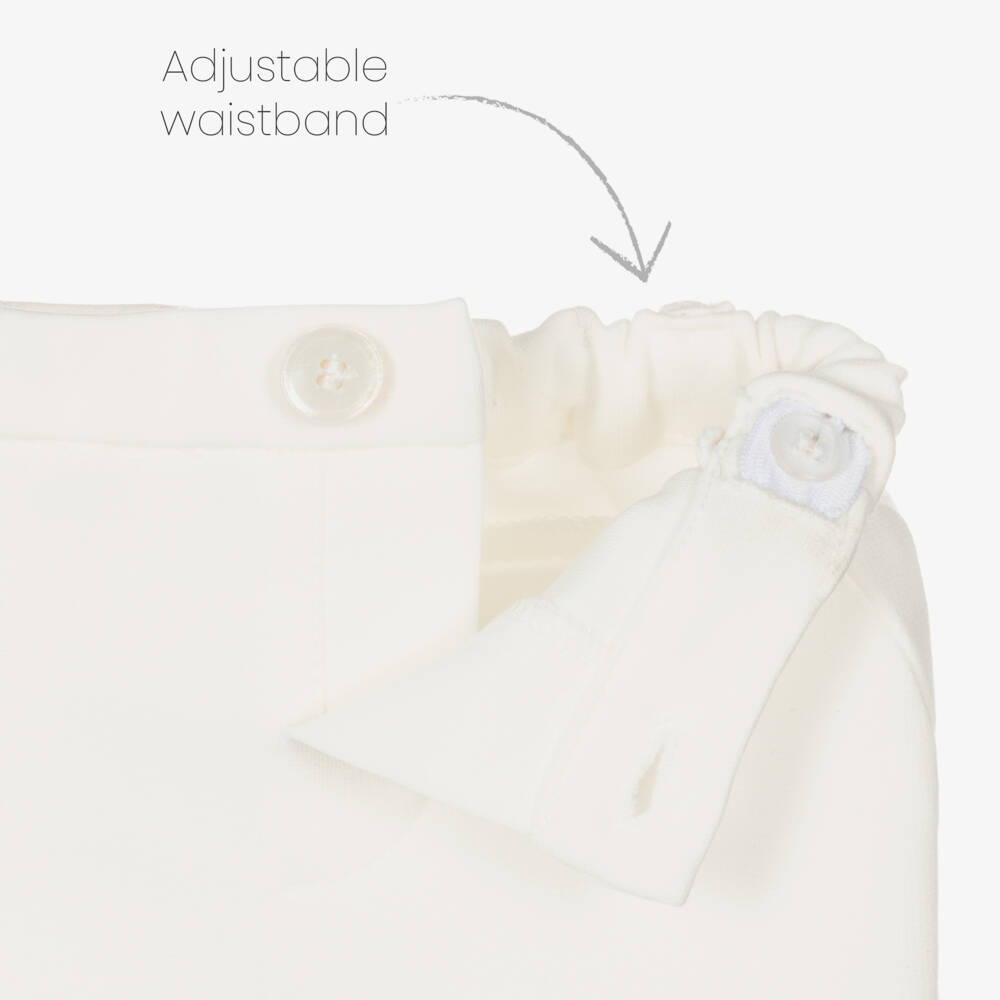 Mayoral Newborn-Boys Classic Ivory Cotton Ensemble | Childrensalon Outlet