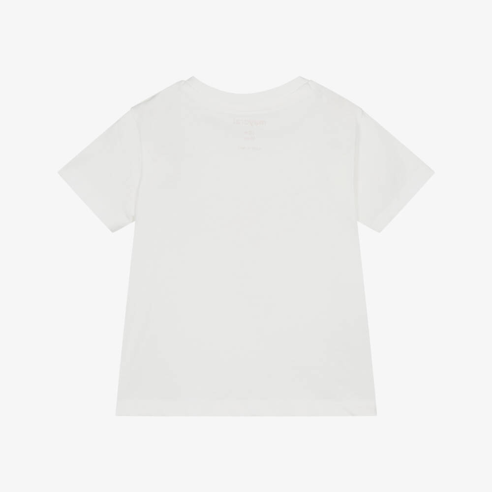 Mayoral-Классическая кремовая футболка с тигром для мальчиков | Childrensalon Outlet