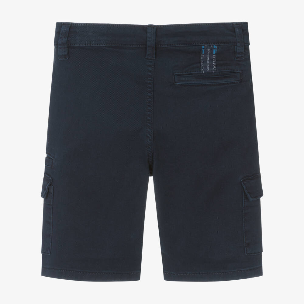 Mayoral Нукутаваке-Классические синие шорты карго для мальчиков | Childrensalon Outlet
