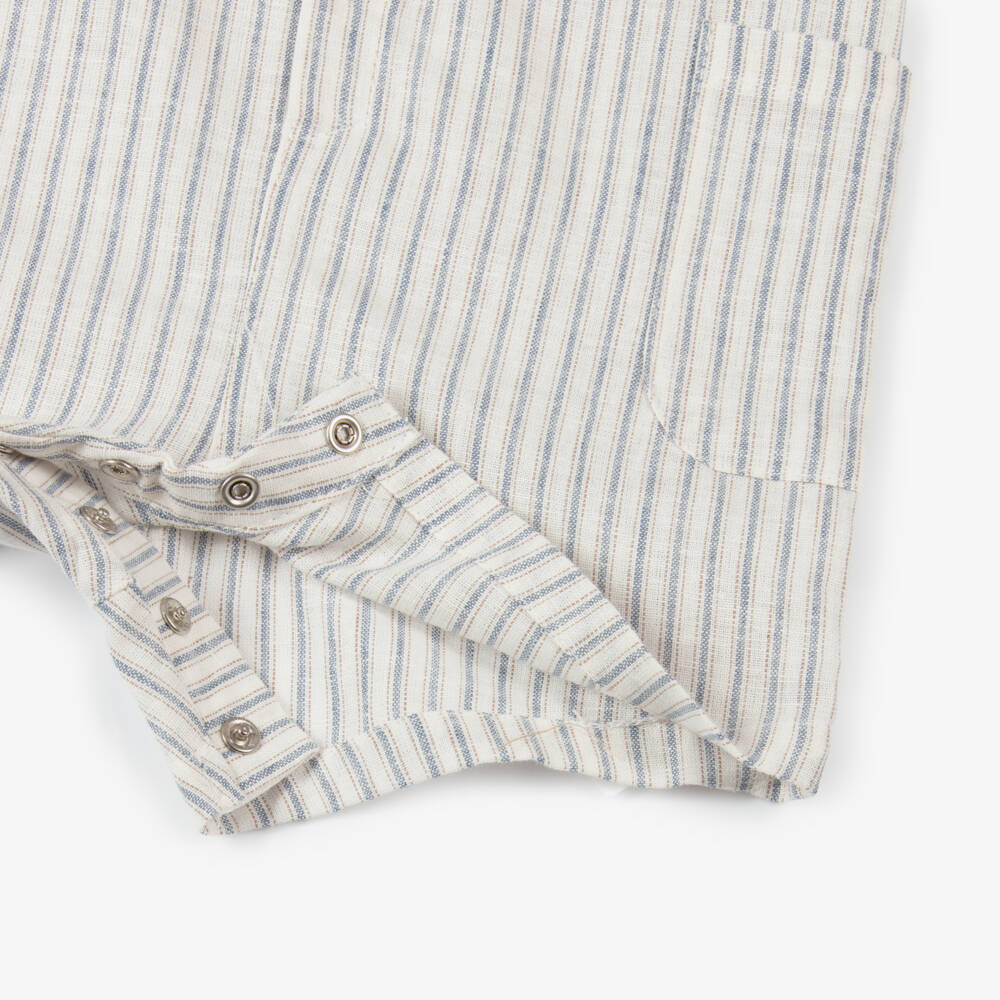 Mayoral-Boys Classic Striped Dungaree Outfit | Childrensalon Outlet