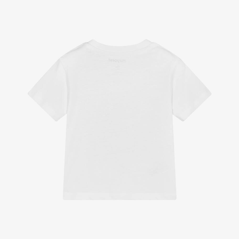 Mayoral-Boys Classic White Cotton Tee | Childrensalon Outlet