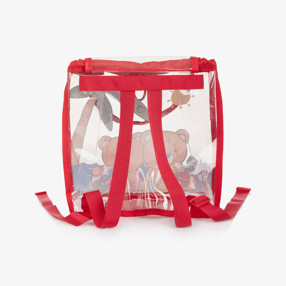 Mayoral Newborn-Boys Clear Teddy Bear Backpack | Childrensalon Outlet