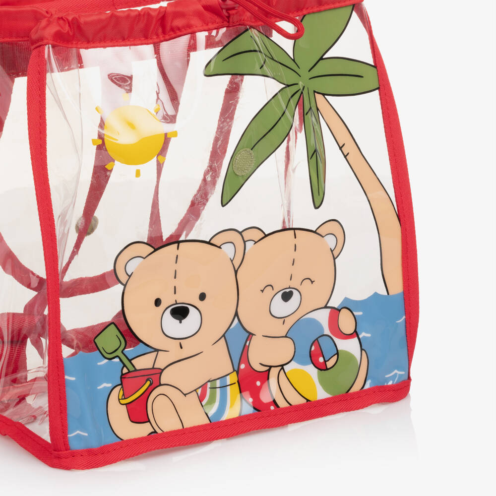 Mayoral Newborn-Boys Clear Teddy Bear Backpack | Childrensalon Outlet