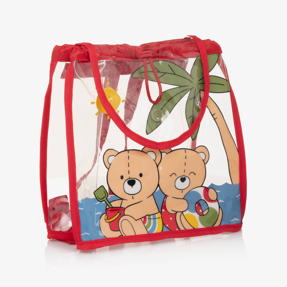 Mayoral Newborn-Boys Clear Teddy Bear Backpack | Childrensalon Outlet
