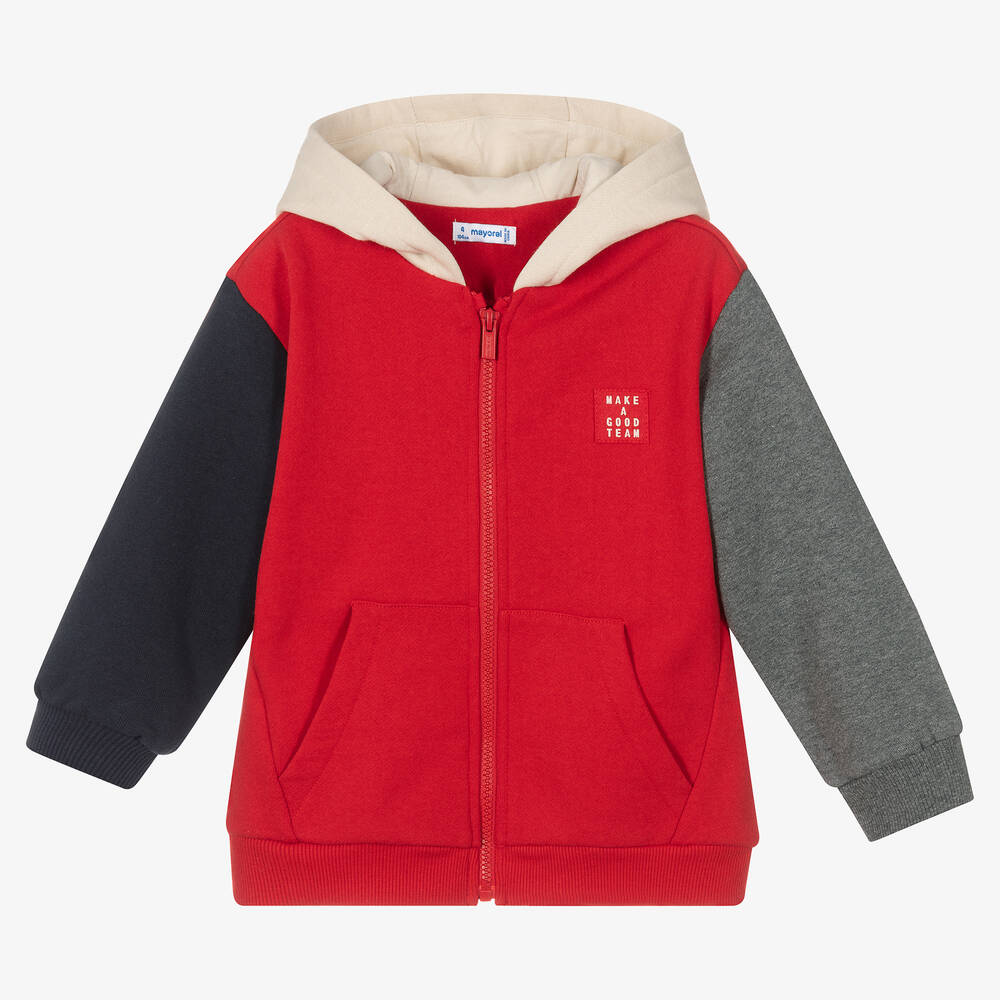 Mayoral - Haut zippé colorblock garçon | Childrensalon