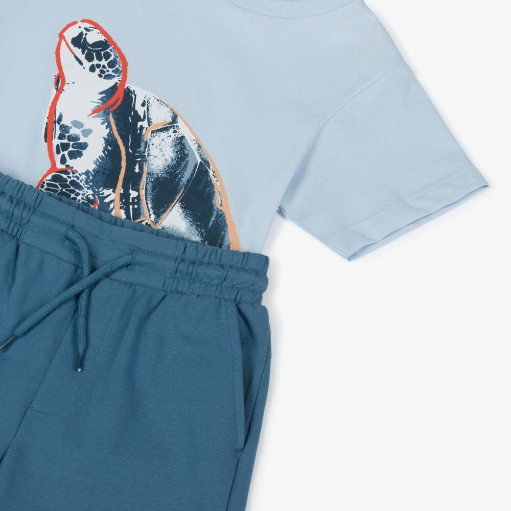 Mayoral-Boys Cool Cotton Sea Turtle Ensemble | Childrensalon Outlet
