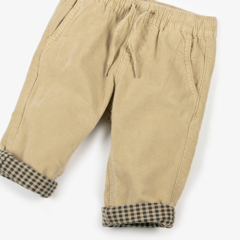 Mayoral-Boys Corduroy Beige Trousers | Childrensalon Outlet