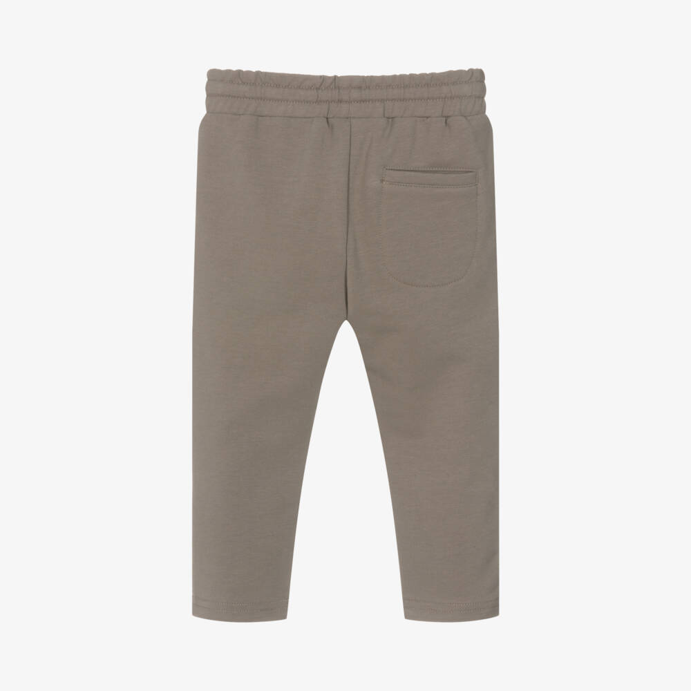 Mayoral-Boys Cotton Beige Trousers | Childrensalon Outlet