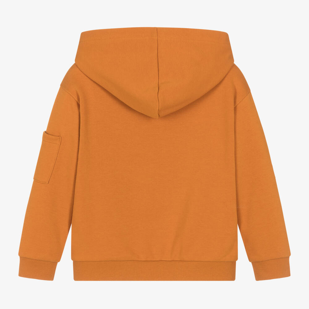 Mayoral-Boys Cotton Hoodie with City Design | Childrensalon Outlet