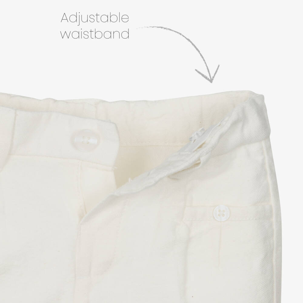 Mayoral-Boys Cotton & Linen Striped Ensemble | Childrensalon Outlet