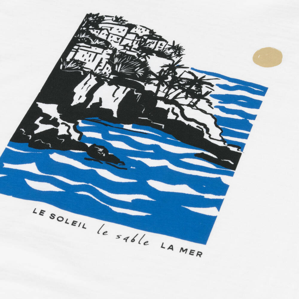 Mayoral Nukutavake-Boys Cotton Ocean Breeze Tee | Childrensalon Outlet
