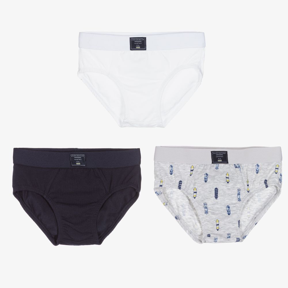 Mayoral-Boys Cotton Pants (3 Pack) | Childrensalon Outlet