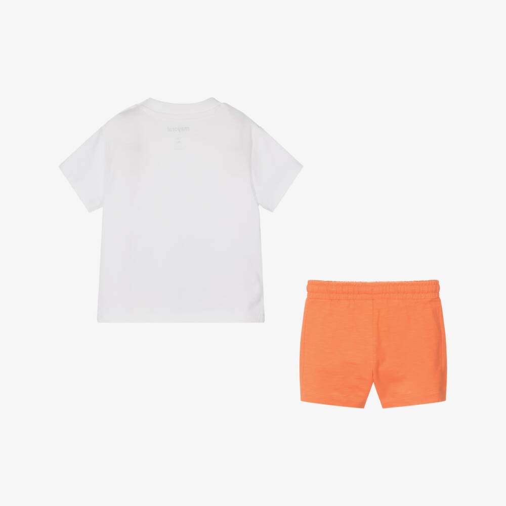 Mayoral-Boys Cotton Surfboard Short Set | Childrensalon Outlet